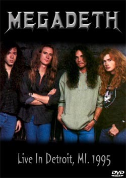 MEGADETH Pine Knob Theater, Clasktson Detroit, MI. 1995 DVD
