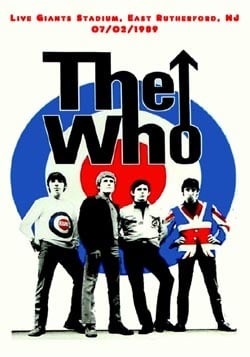 THE WHO Live Giants Stadium, East Rutherford, NJ 07.02.1989 DVD