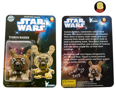 Star Wars Tusken Raider Dunny carded custom