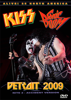 KISS Live At Cobo Arena, Detroit, MI 09.26.2009 DVD