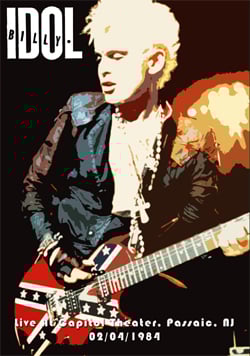 BILLY IDOL Live At Capitol Theater, Passaic, NJ 02.04.1984 DVD
