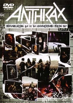 ANTHRAX Oidivnikufesion Live At The Hammersmith Odeon 1987 DVD