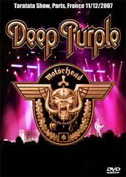DEEP PURPLE MOTORHEAD Taratata Show, Paris, France 11.12.2007 DVD