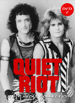 QUIET RIOT Live & Media Collection 1979 - 1989 DVD