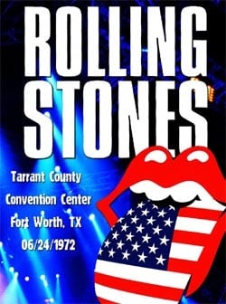 ROLLING STONES Tarrant County Convention Center, Fort Worth, TX 06.24.1972 DVD