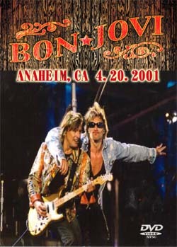 BON JOVI ANAHEIM,CA 4.20.2001 DVD