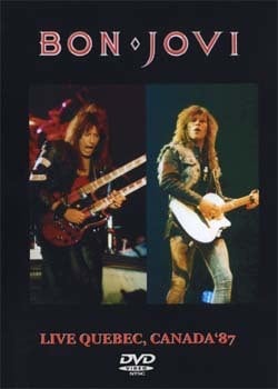 BON JOVI QUEBEC,CANADA 1987 DVD