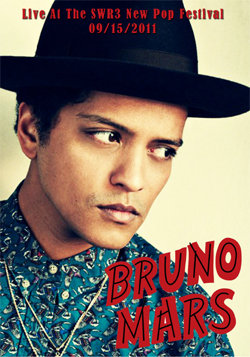 BRUNO MARS Live At The SWR3 New Pop Festival 09.15.2011 DVD