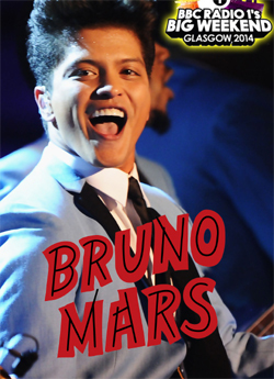 BRUNO MARS Live At The BBC Radio 1's Big Weekend 05.26.2013 DVD