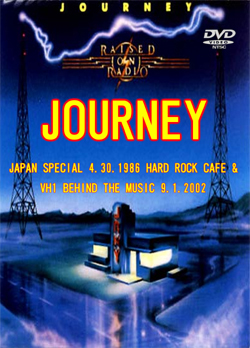 JOURNEY JAPAN SPECIAL 4.30.1986 HARD ROCK CAFE & VH1 BEHIND THE MUSIC 9.1.2002 DVD