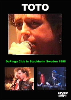 TOTO DaPinga Club in Stockholm Sweden 1988 DVD