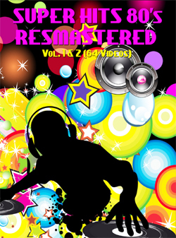 SUPER HITS 80's RESMASTERED (2 DVD's) Vol. 1 & 2 DVD