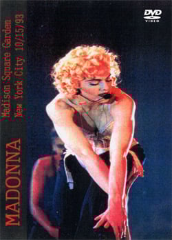 MADONNA Madison Square Garden New York City 10/15/93 DVD