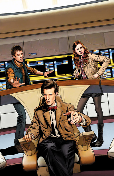 Star Trek: The Next Generation/Doctor WHO Assimilation2 Crossover #1 Artist Print