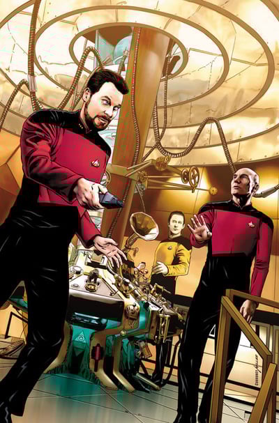 Star Trek: The Next Generation/Doctor WHO Assimilation2 Crossover #2 Artist Print