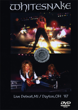 WHITESNAKE LIVE DETROIT,MI & DAYTON,OH 1987 DVD