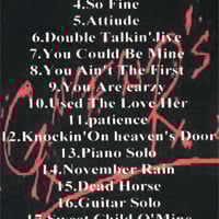 GUS N' ROSES LIVE 03.06.'93 NEW HAVEN,CT DVD - Thumbnail 1