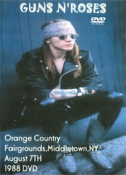 GUS N' ROSES ORANGE COUNTRY FAIRGROUNDS,MIDDLETOWN,NY AUGUST.7TH.1988 DVD