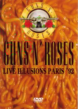 GUS N' ROSES LIVE ILLUSION PARIS'92 DVD