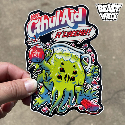 CTHUL-AID Vinyl Sticker