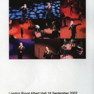 Morrissey london royal albert hall 18.sept.2002 dvd