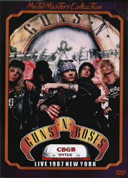 GNS N ROSES LIVE AT CBGB'S NEW YORK 1987 DVD