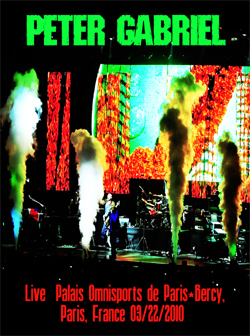 PETER GABRIEL Live Palais Omnisports de Paris-Bercy, Paris, France 03.22.2010 DVD