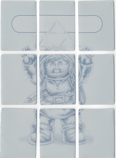 Luxurious LINK / Gild ED 9 Plate Puzzle Sets