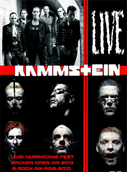 RAMMSTEIN Live! Hurracane Fest, Wacken Open Air 2013 & Rock Am Ring 2010 DVD