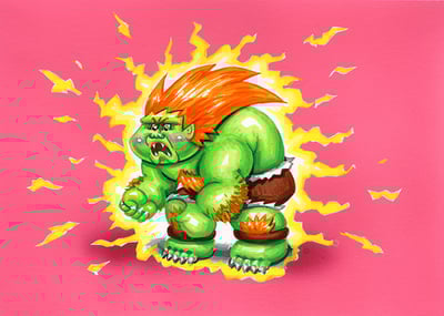 Jolted JIMMY / Shockwave DAVE Final Art - Nintendopes Series 2 2021