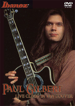 PAUL GILBERT GUITAR CLINIC VANCOUVER,CA 1999 DVD