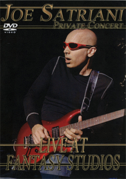 JOE SATRIANI LIVE AT FANTASY STUDIOS BERKELY,CALIFORNIA 25.5.2000 DVD