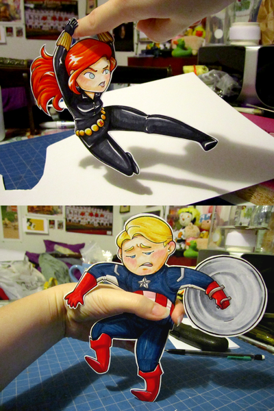 Marvel paper children