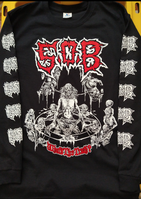 S.O.B廃盤90sバンドWHAT'S THE TRUTH？ジャケTシャツL中古 S.O.B廃盤90sバンドWHAT'S THE TRUTH？ジャケTシャツL中古