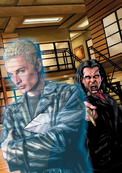 Spike Vs. Dracula 5 Artist Print