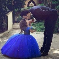 little girl Cinderella dresses,royal blue ball gowns,Pageant Dresses For Little Girl - Thumbnail 2