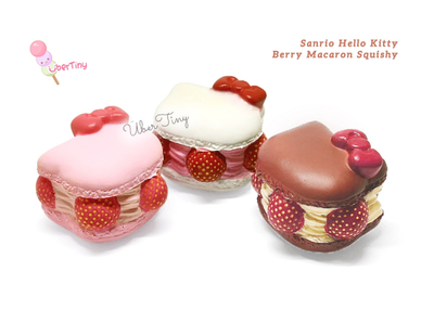 Hello Kitty Berry Macaron Squishy (Licensed)