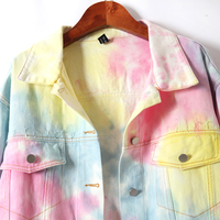 New gradient color denim jacket - Thumbnail 2