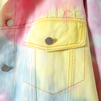 New gradient color denim jacket - Thumbnail 6