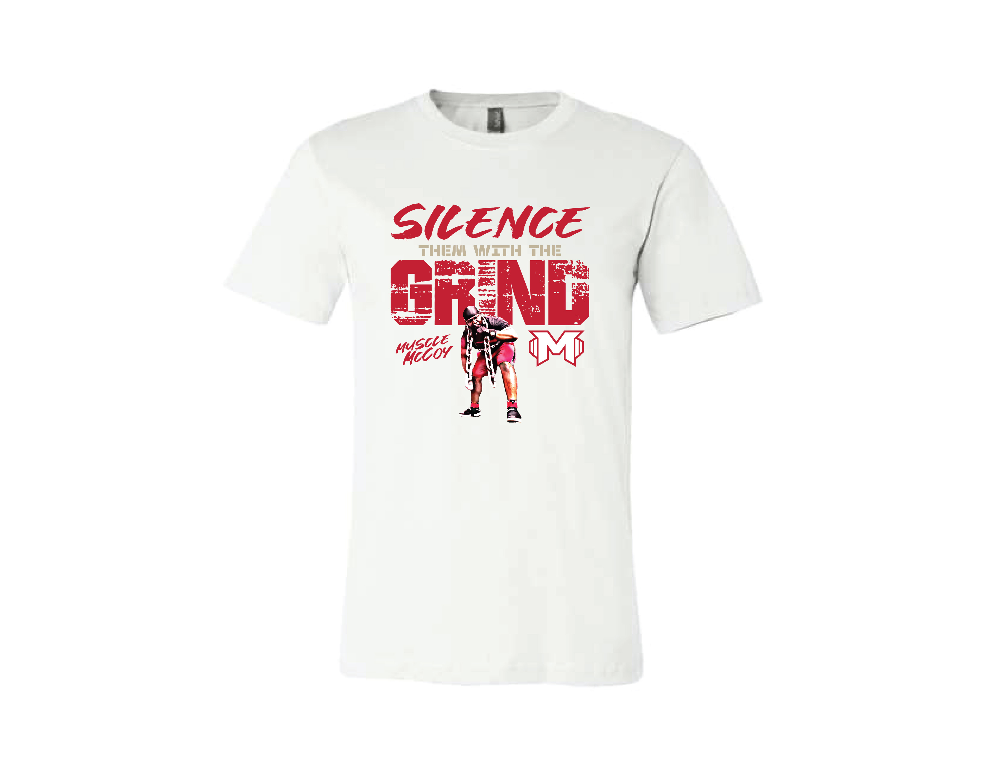 Muscle McCoy-The Grind-white tee