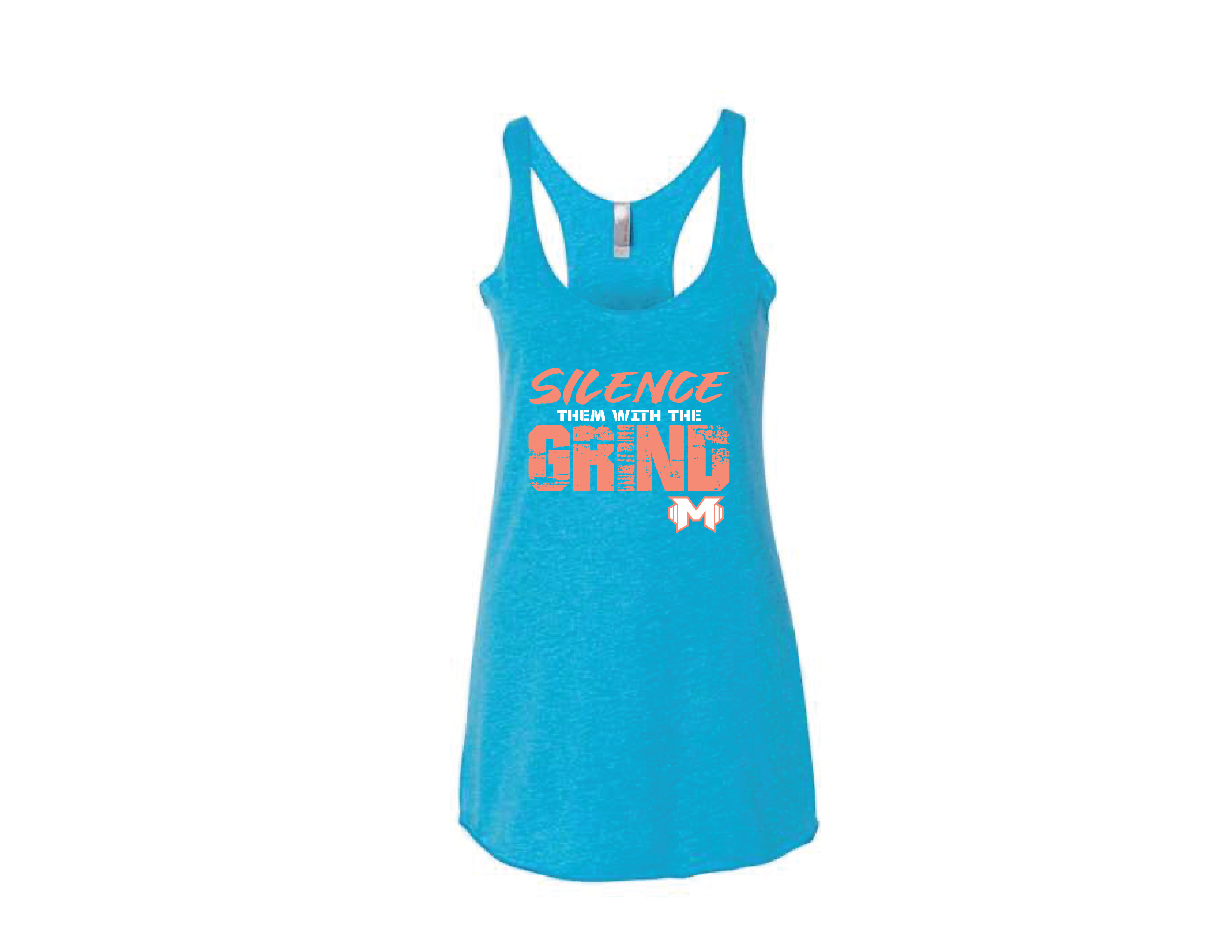 Muscle McCoy-The Grind-women's racerback tank top