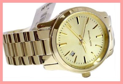 Michael kors watch, women's runway gold ion-plated stainless steel bracelet 38mm