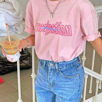 Imagination Pastel Pink Tee - Thumbnail 1