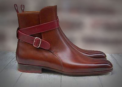 Handmade Brown Jodhpur Leather Adults Boot