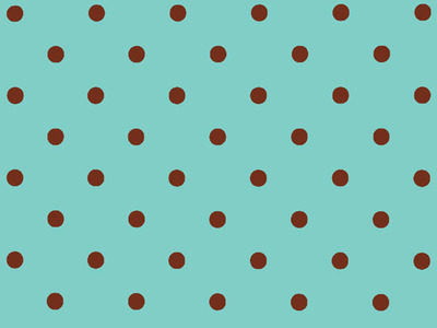Chocolate Dots on Aqua | Extra Large Printed Tissue Paper