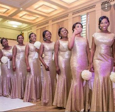 Mermaid Bridesmaid Dresses for Wedding Party