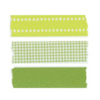 Washi Tape Basic Set: Green  - Thumbnail 2