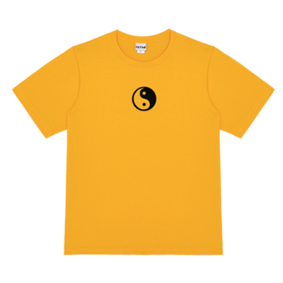 Free Shipping-YIN YANG LOGO TEE