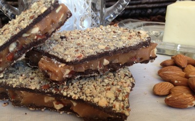 10 oz. Gourmet (Dark Chocolate) English Toffee