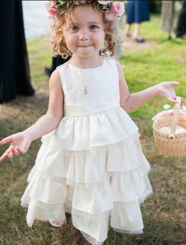 Floor Length Flower Girl Dresses for Wedding